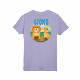 A Lions Adventure Kids T Shirt