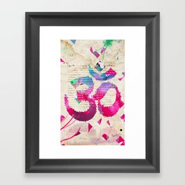 OM Framed Art Print