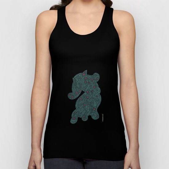 - blue blob pop - Unisex Tank Top