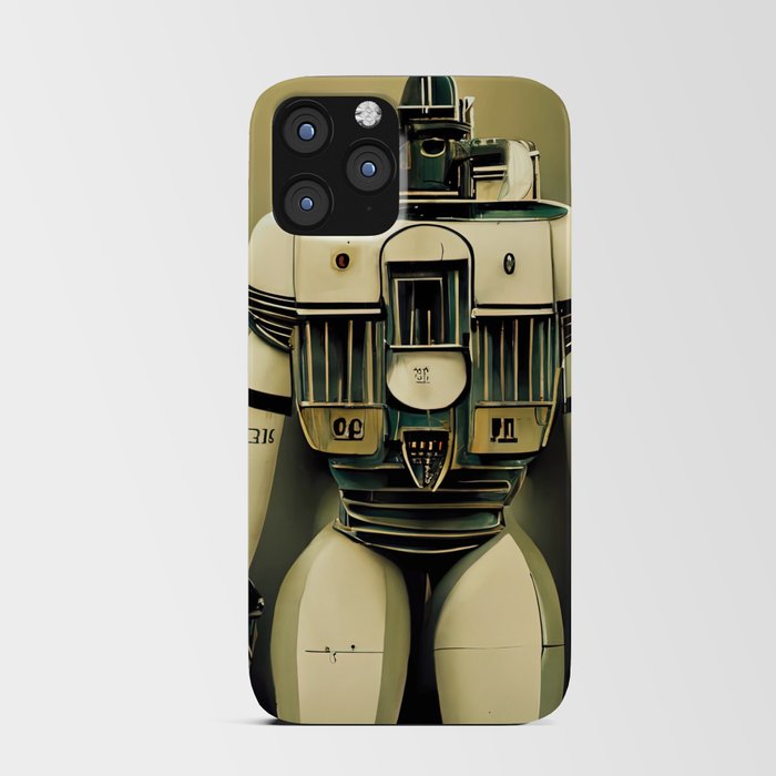 Retro-Futurist Robot iPhone Card Case