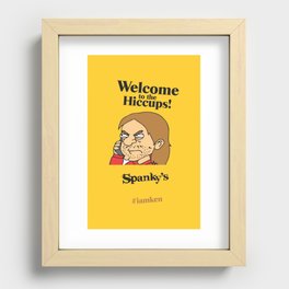 Welcome To The Hiccups Recessed Framed Print