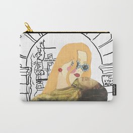 True Blue Fashion Queen  Carry-All Pouch
