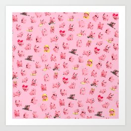 Rosa Pattern Art Print