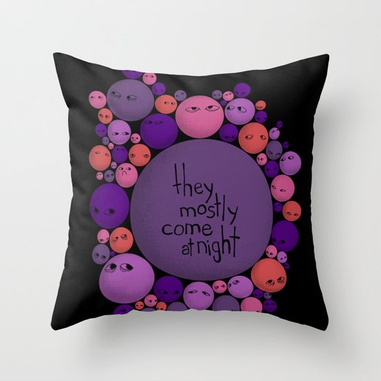 Mostly Throw Pillow