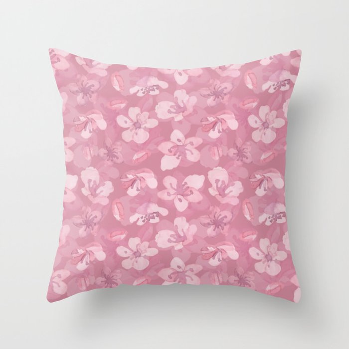Boho pink clearance throw pillow