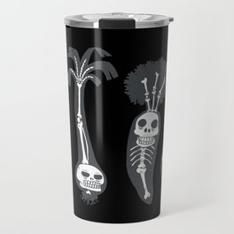 X-rays vegetables (black background) Travel Mug
