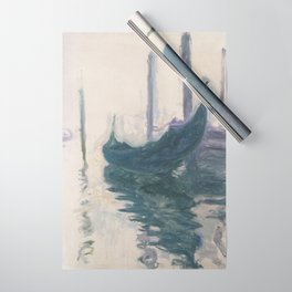 Claude Monet - Gondola in Venice Wrapping Paper