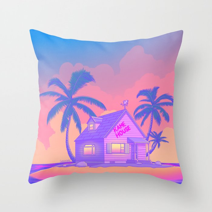 Kame House Throw Pillow