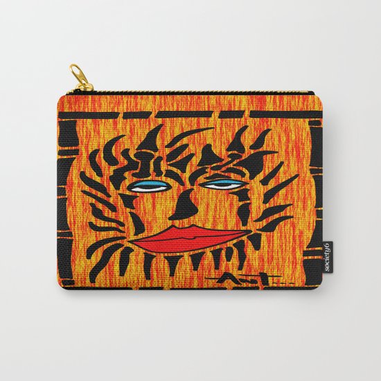 Lion Face Carry-All Pouch