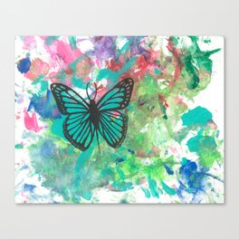 Simple Butterfly Canvas Print