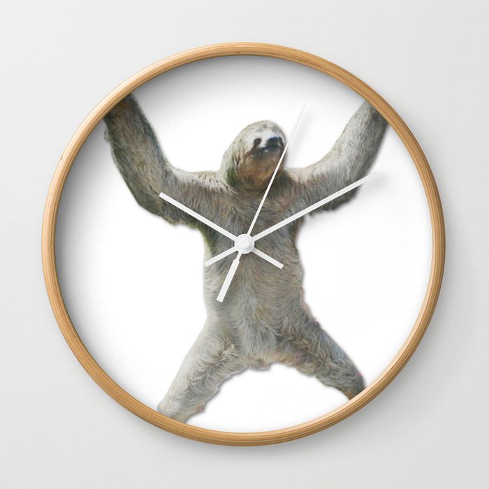 Slothy Wall Clock