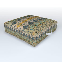 Boho Oriental Traditional Berber Handmade Moroccan Fabric Style Outdoor Floor Cushion