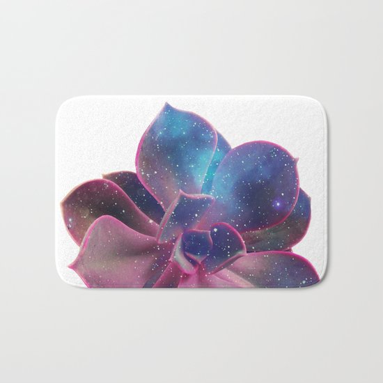 Galactic Succulent Bath Mat
