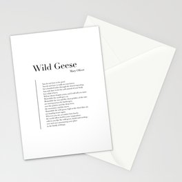 Wild Geese Stationery Card