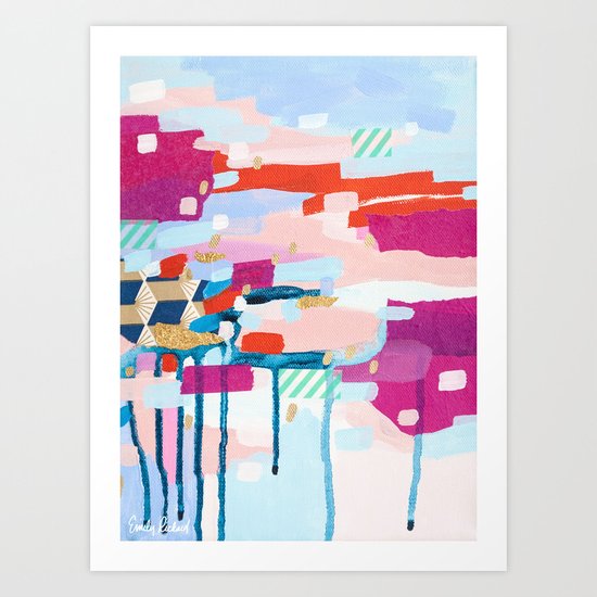 Asking for Directions Art Print