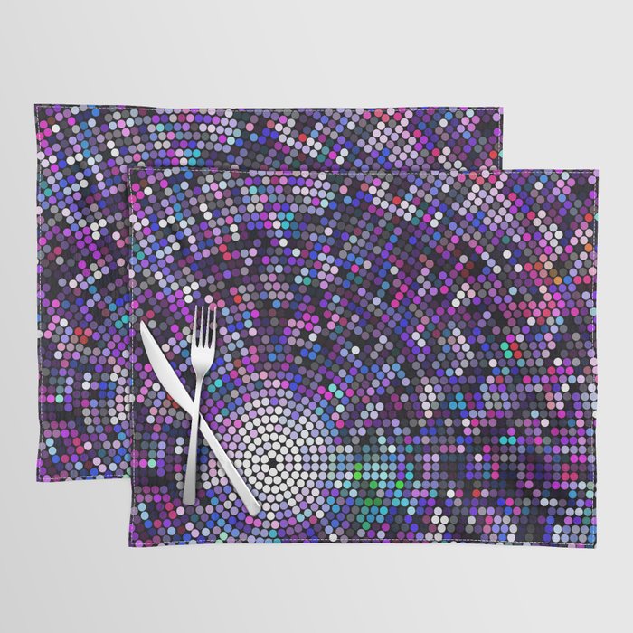 Colorful Disco Ball Placemat
