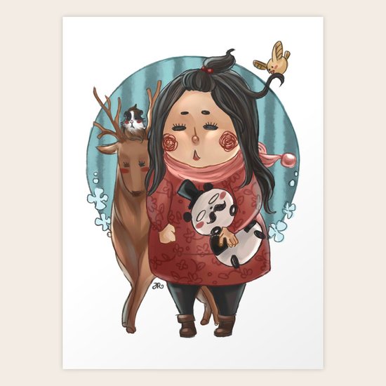 Aku Art Print