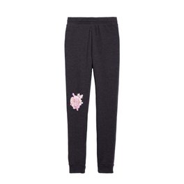 pink cherry blossom 2023 watercolor  Kids Joggers