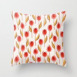 Tulips from Holland Throw Pillow