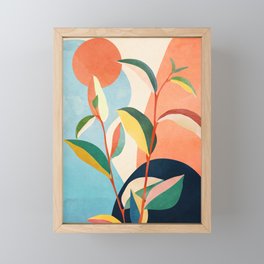 Colorful Branching Out 17 Framed Mini Art Print