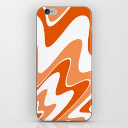 Abstract pattern - orange. iPhone Skin