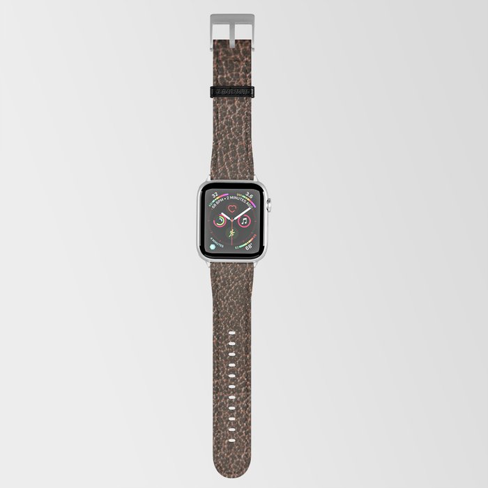 Brown leather Apple Watch Band