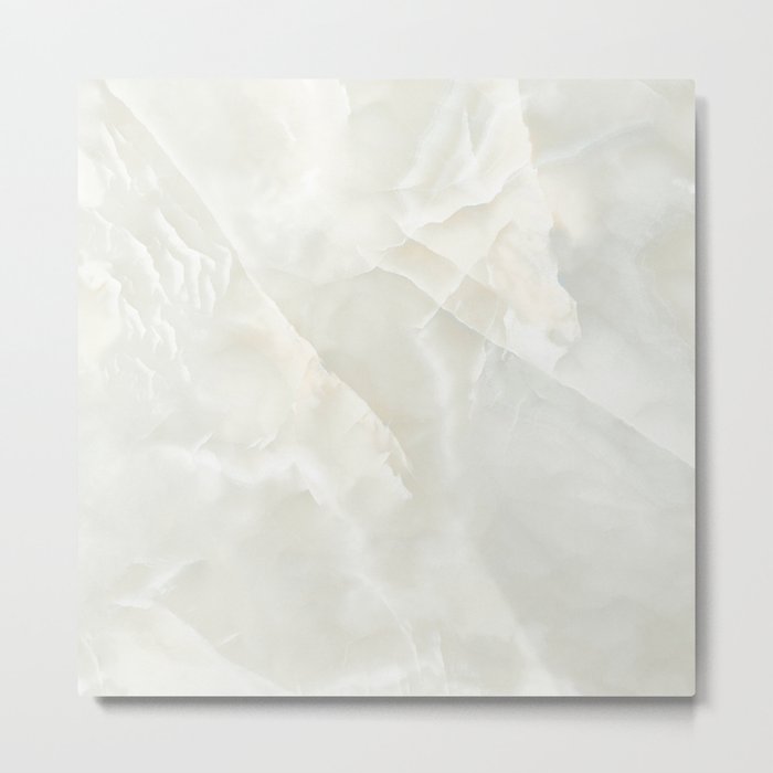 Cracked Crystal Marble Texture Metal Print