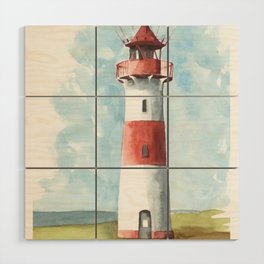 lighthouse alone Art Wall Indoor Room Poster Wood Wall Art