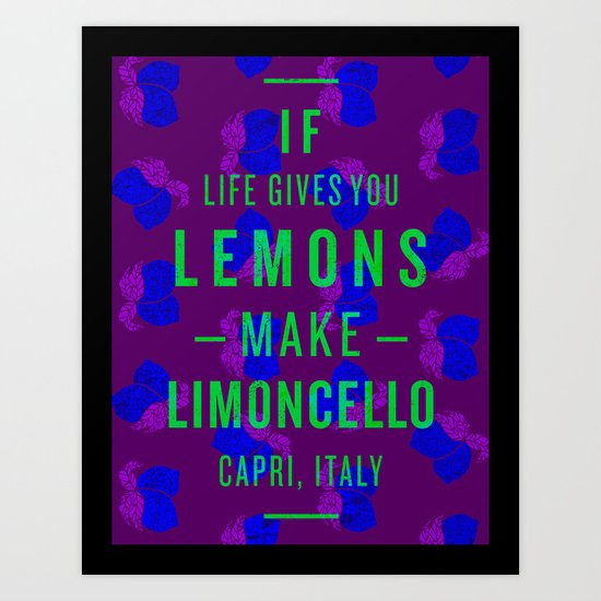 Limoncello Art Print