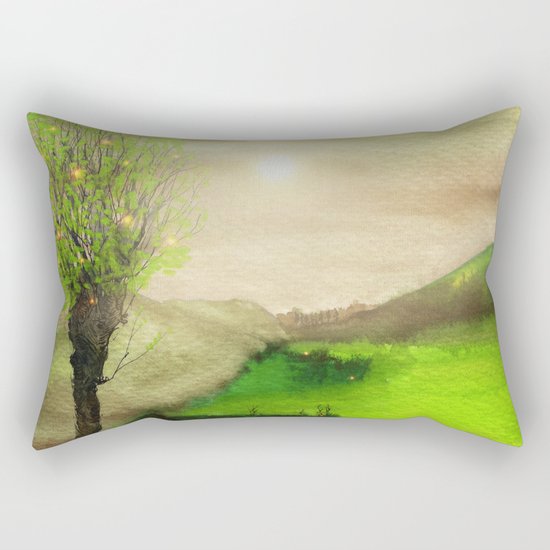 Calling The Sun XII Rectangular Pillow