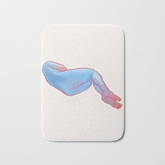 Female body 01 Bath Mat