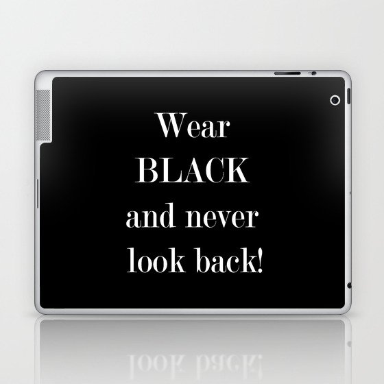 Black Laptop & iPad Skin