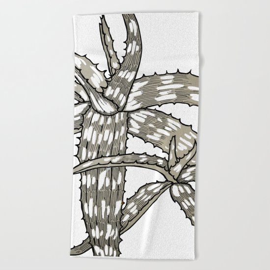 Aloe Beach Towel
