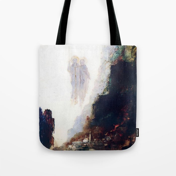 “The Angels of Sodom” by Gustave Moreau Tote Bag