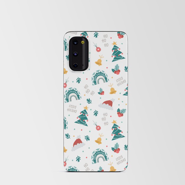 Ho Ho Ho Enjoy Holiday christmas pattern Android Card Case