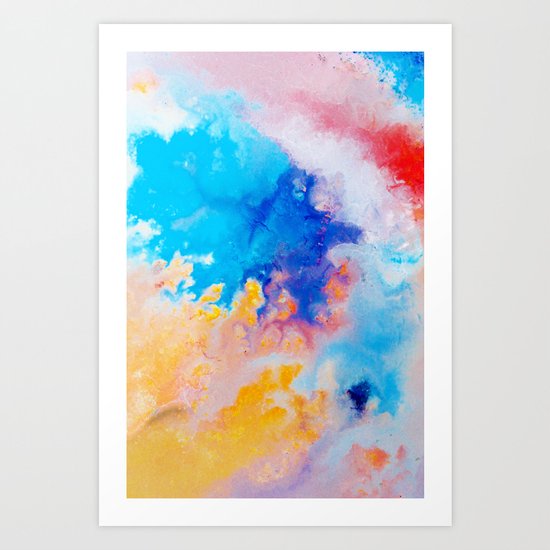 Bursting Art Print