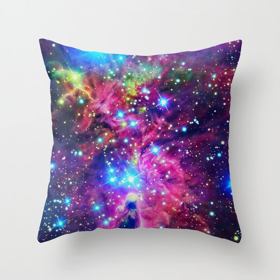 Astral Nebula Throw Pillow