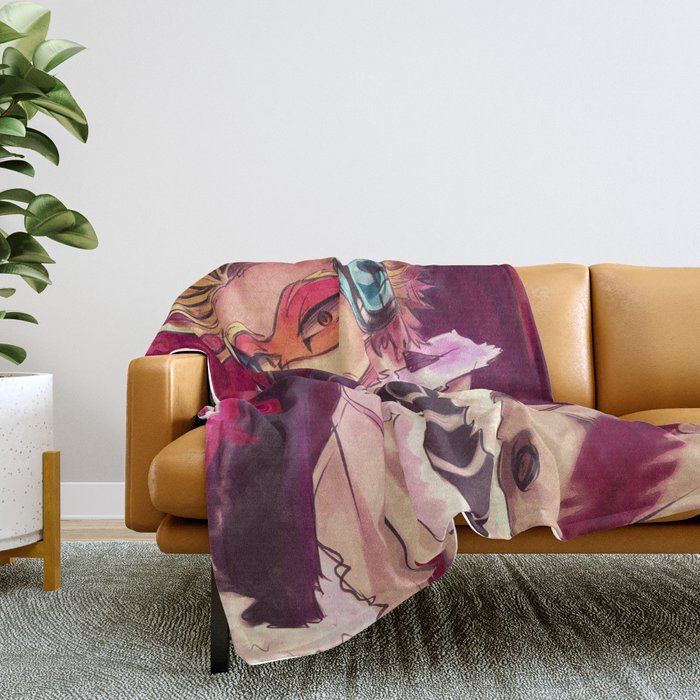 My hero best sale academia hawks blanket