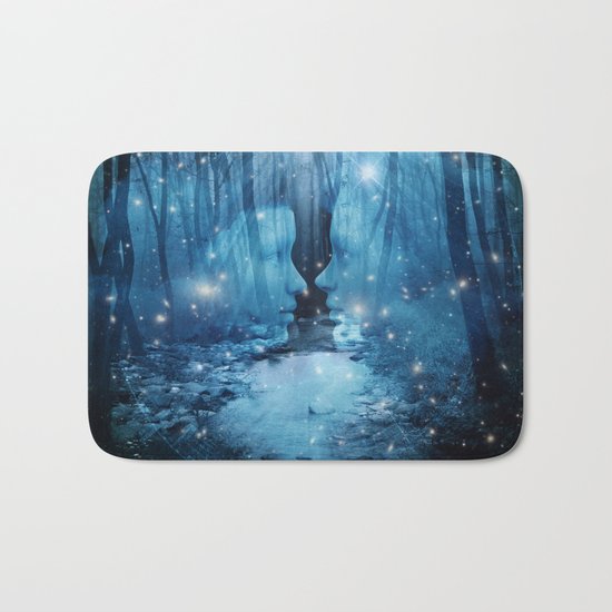 magical wood Bath Mat