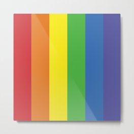 Pride Metal Print | Graphicdesign, Lgbtqa, Trans, Lesbian, Rainbowflag, Rainbow, Transexual, Flag, Prideflag, Pop Art 