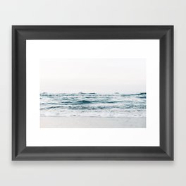 Ocean, waves Framed Art Print