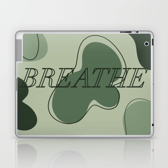 Breathe Green Laptop & iPad Skin