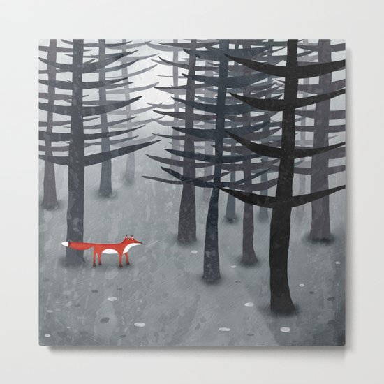 The Fox and the Forest Metal Print