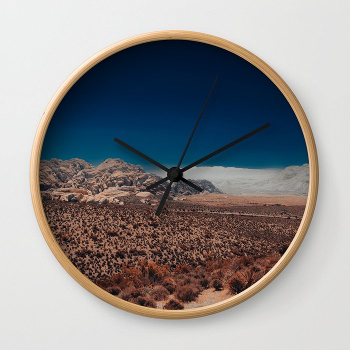Fire, Water and Ice Wall Clock