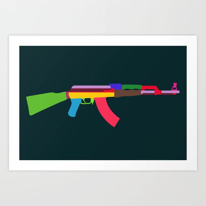 MY AK-47 Art Print