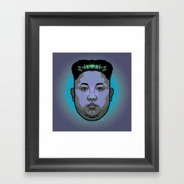 Kim Jong Un Dictator Do (series green1) Framed Art Print