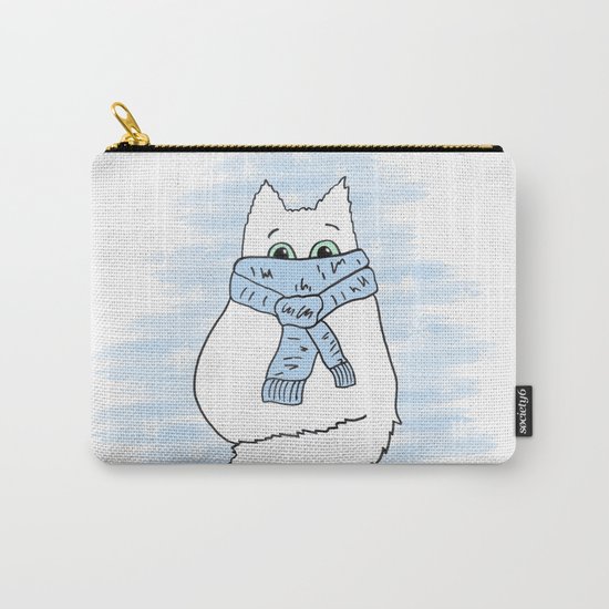 Cartoon cat. Carry-All Pouch