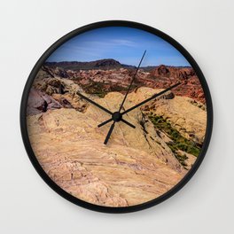 Coat-of-Many-Colors 0981 - Valley of Fire State Park, Nevada Wall Clock