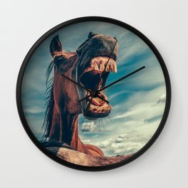 Horse smile Wall Clock