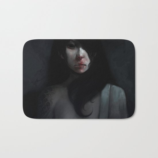 Portrait of Ikuko's Ghost Bath Mat